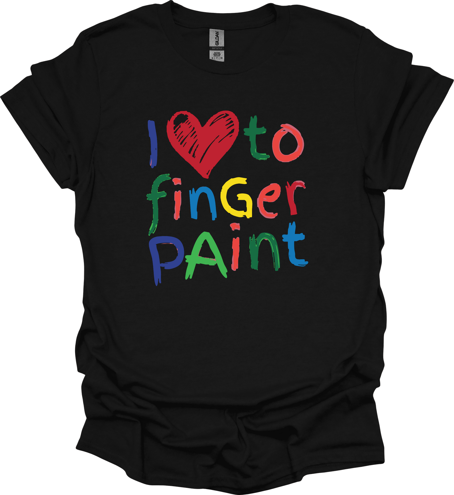 I LOVE TO FINGER PAINT