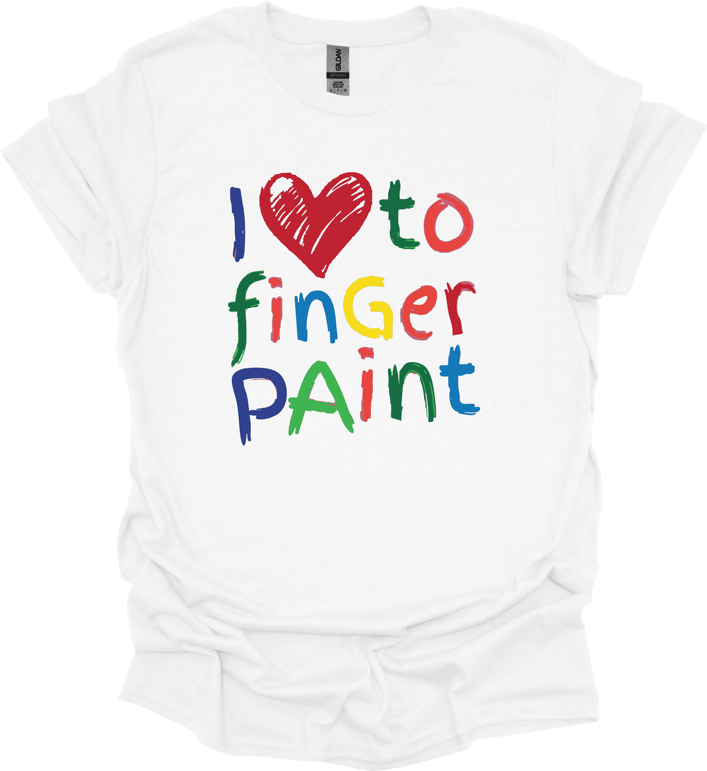 I LOVE TO FINGER PAINT