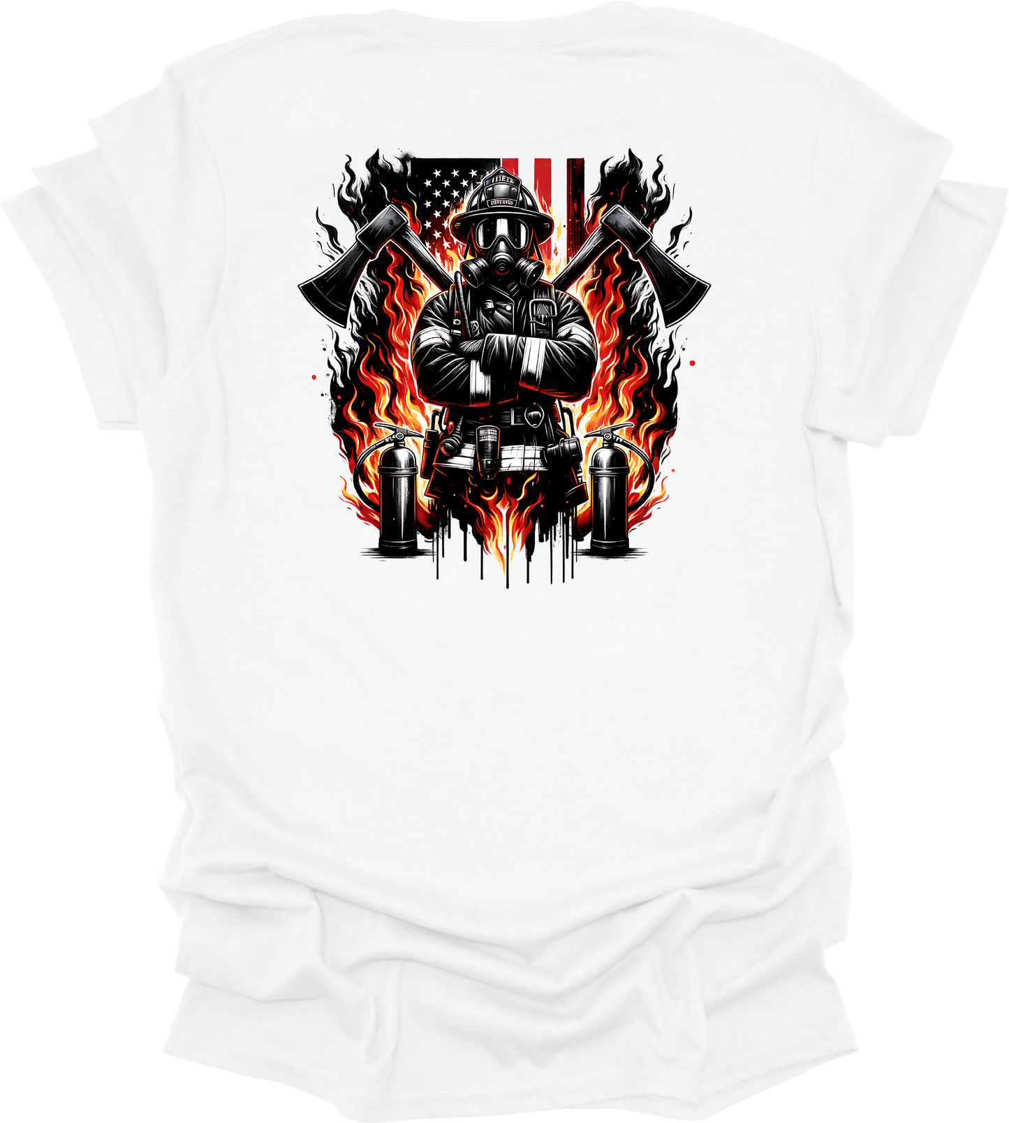 Patriotic Firefighter